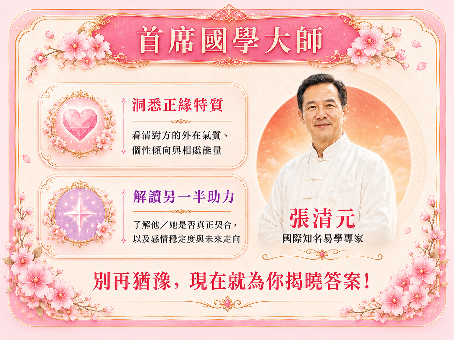 首席國學大師 張清元